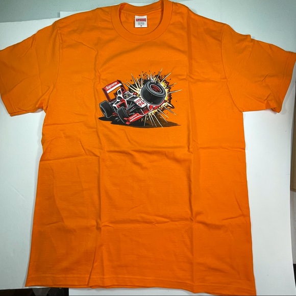 Supreme Orange Race Car Crash 